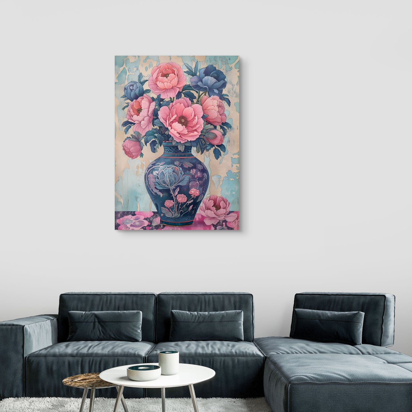 Vintage Roses Canvas Painting