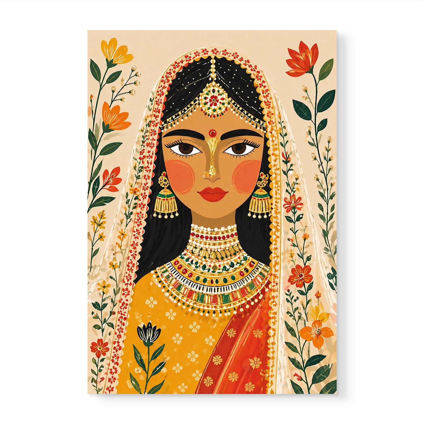 Desert Bride Canvas Painting