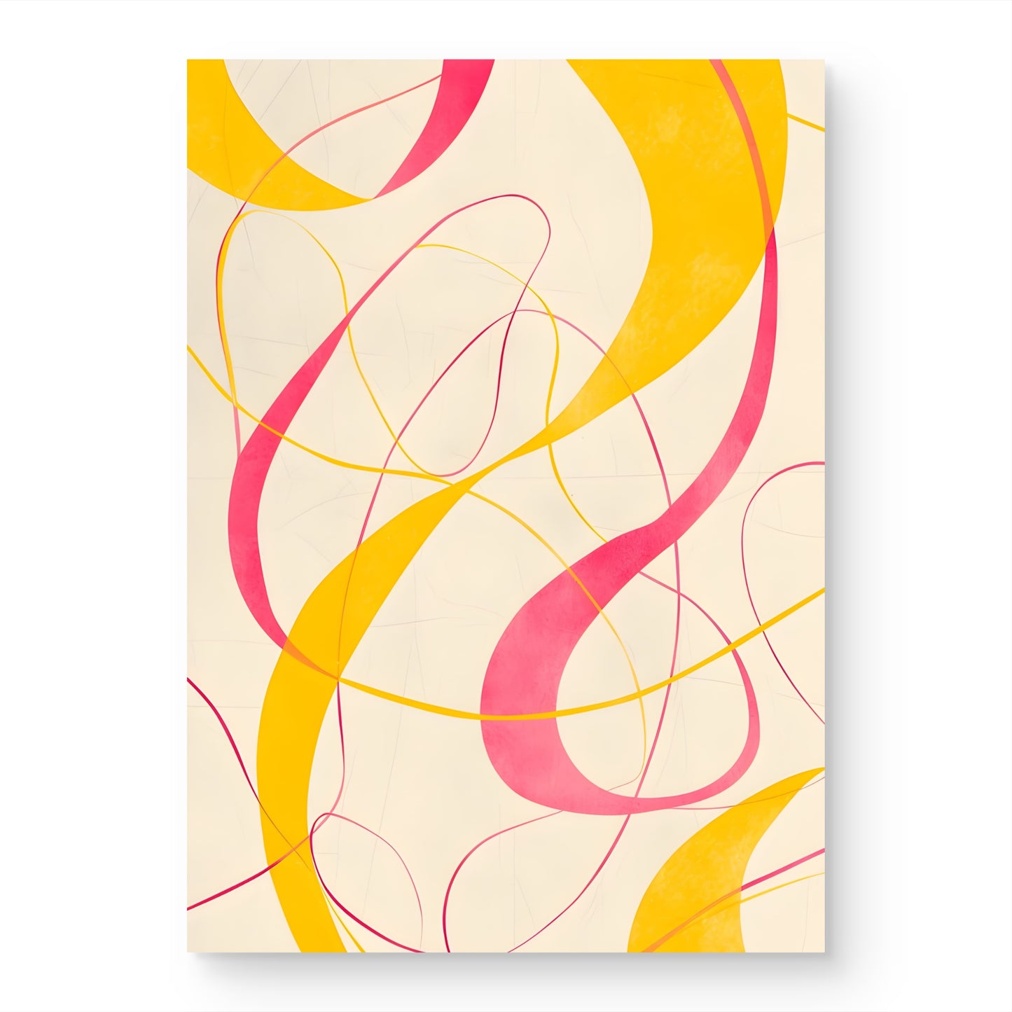 Soft Swirls Canvas Painting