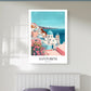 Santorini Bloom Canvas Painting
