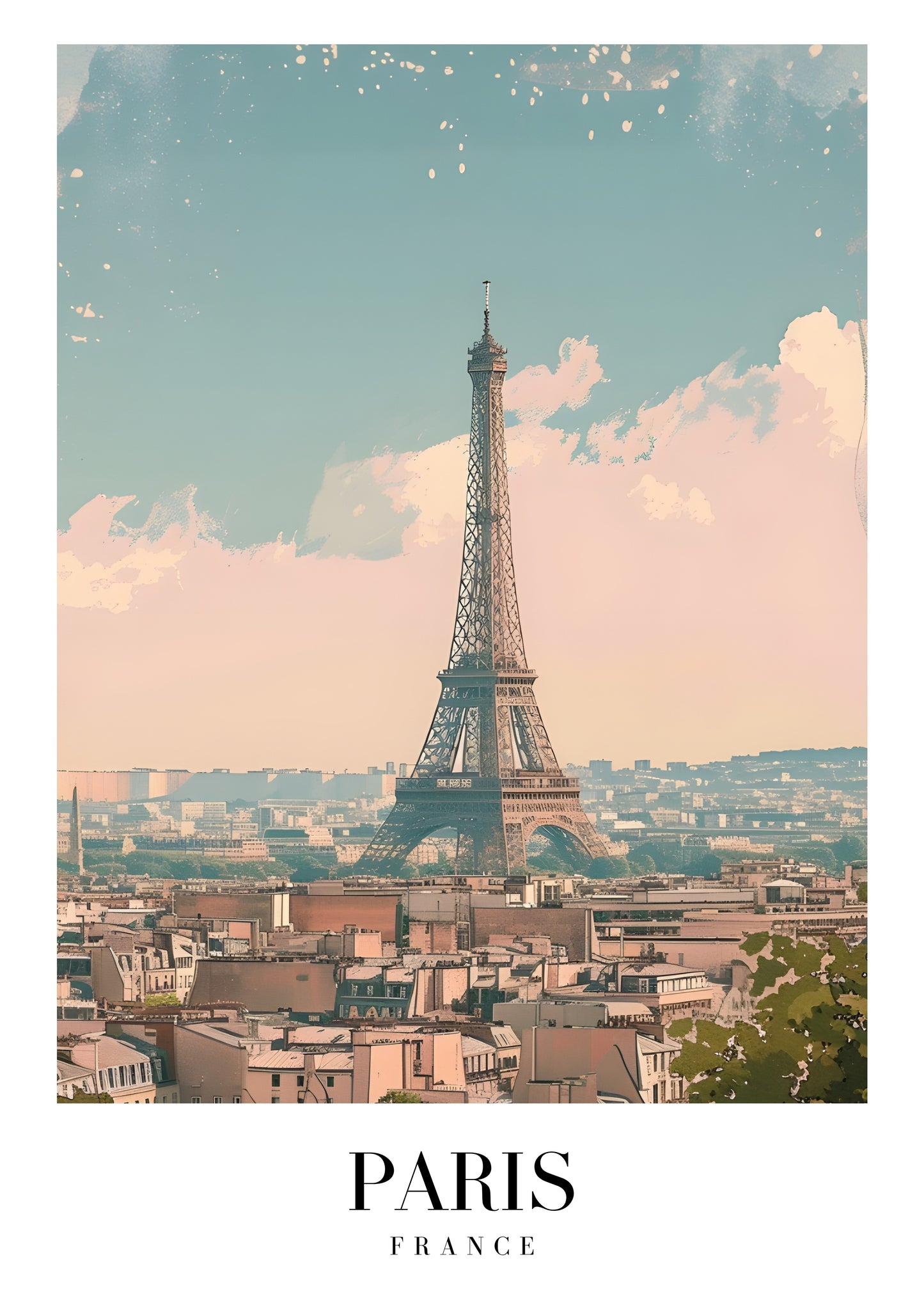 Paris Dawn Canvas Painting