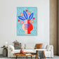 Blue Vase Canvas Painting