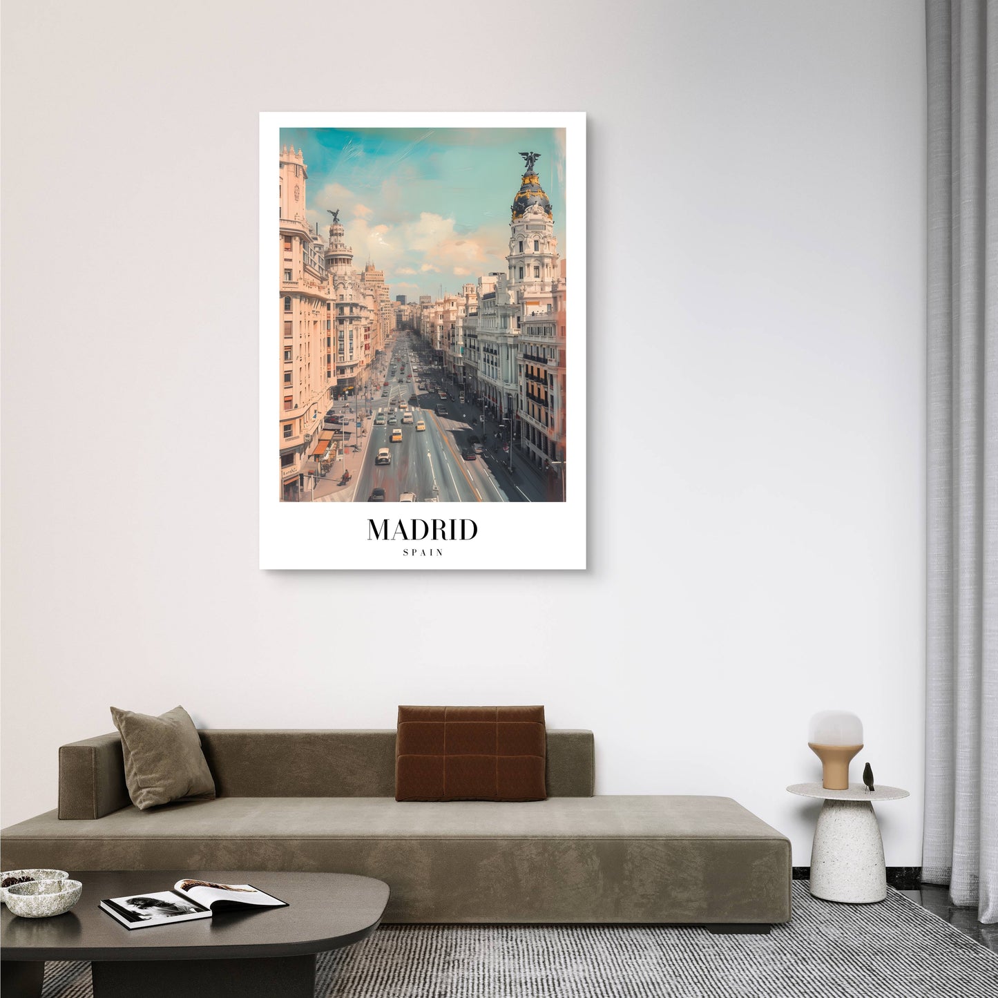 Madrid Morning Canvas Painting
