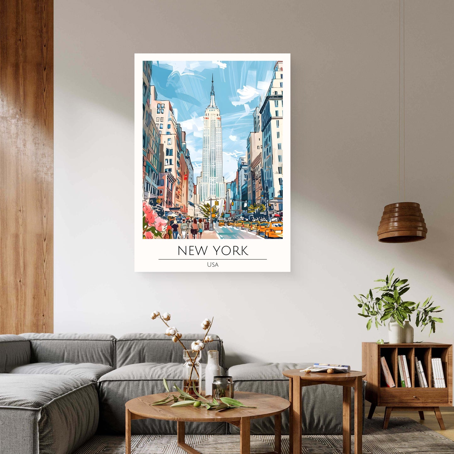 New York Mist Canvas Painting
