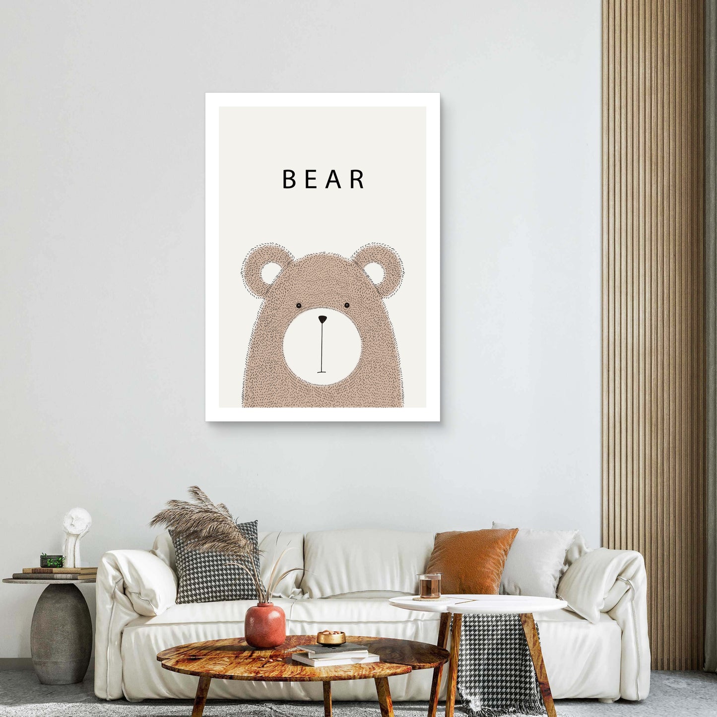 Tiny Bear Canvas Painting