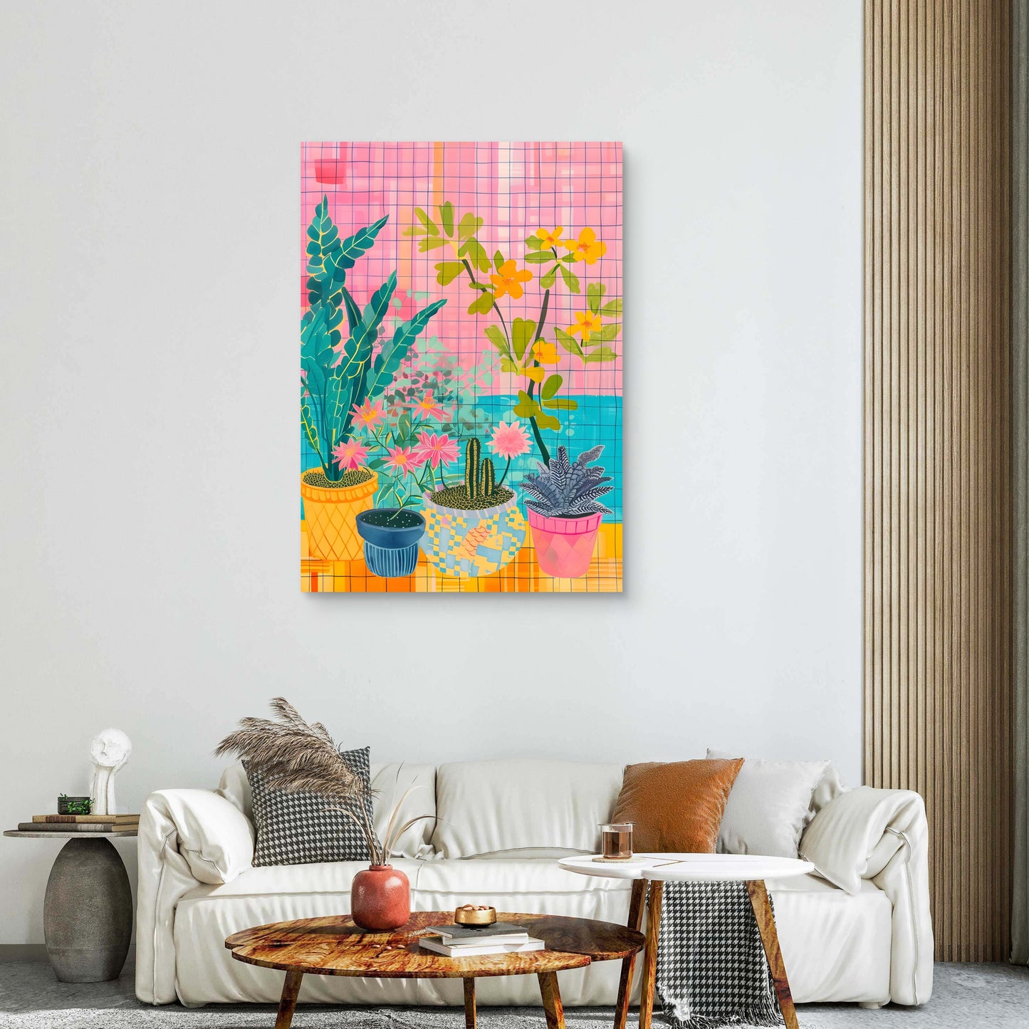 Window Garden Canvas Painting