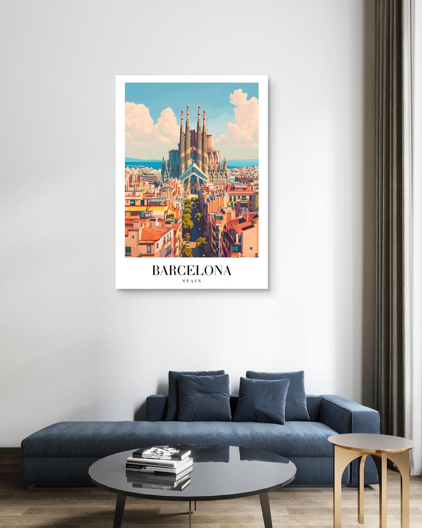 Barcelona Breeze Canvas Painting