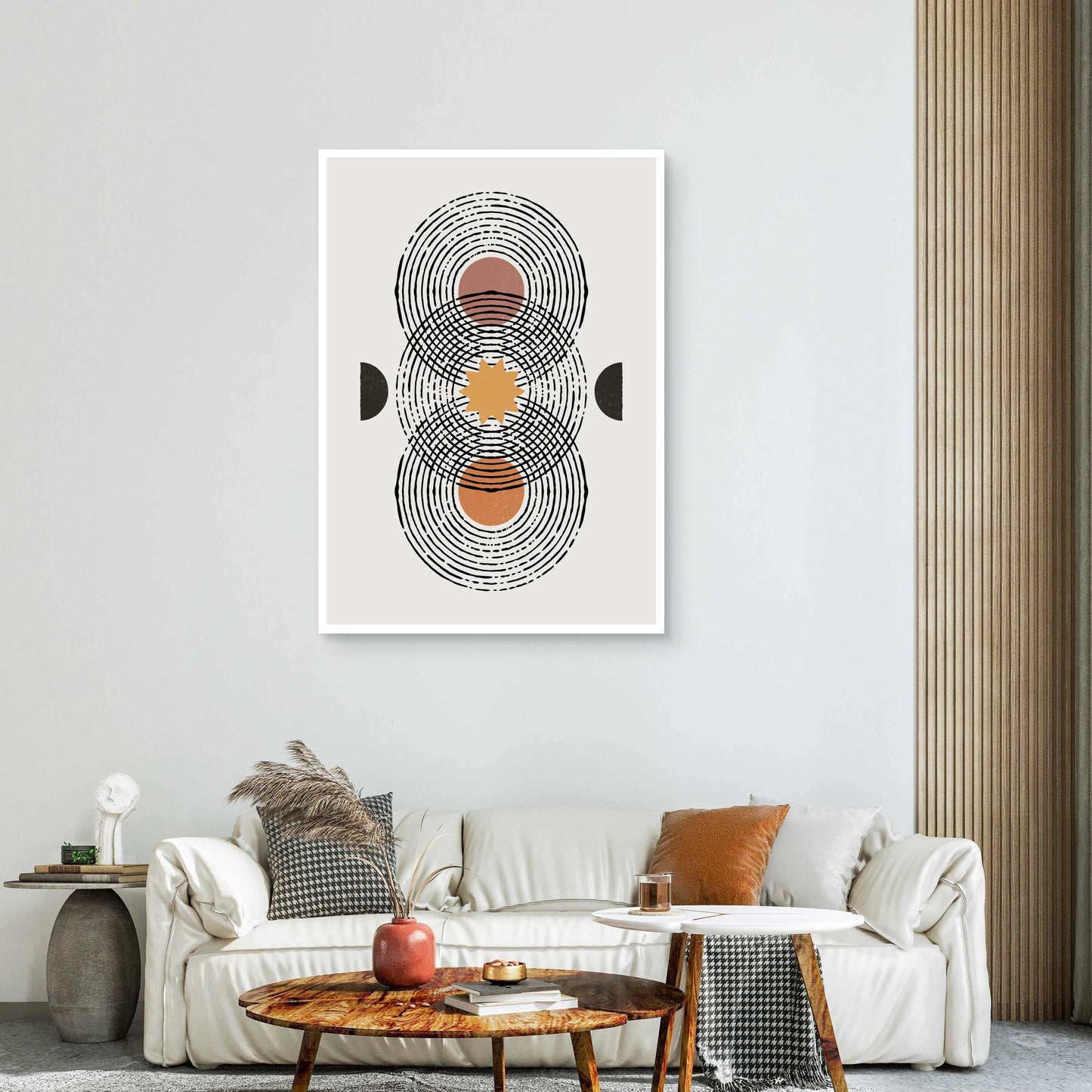 Tribal Rings Canvas Painting