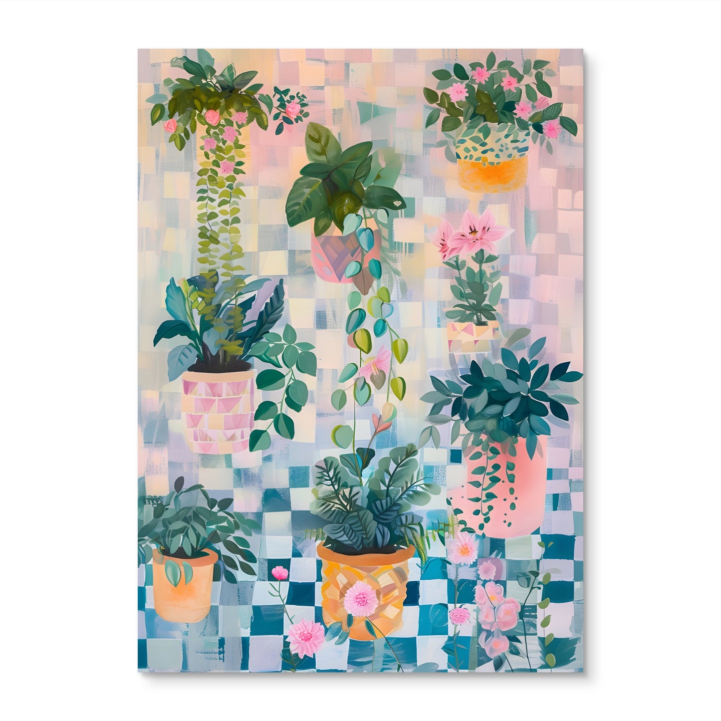Secret Patio Canvas Painting
