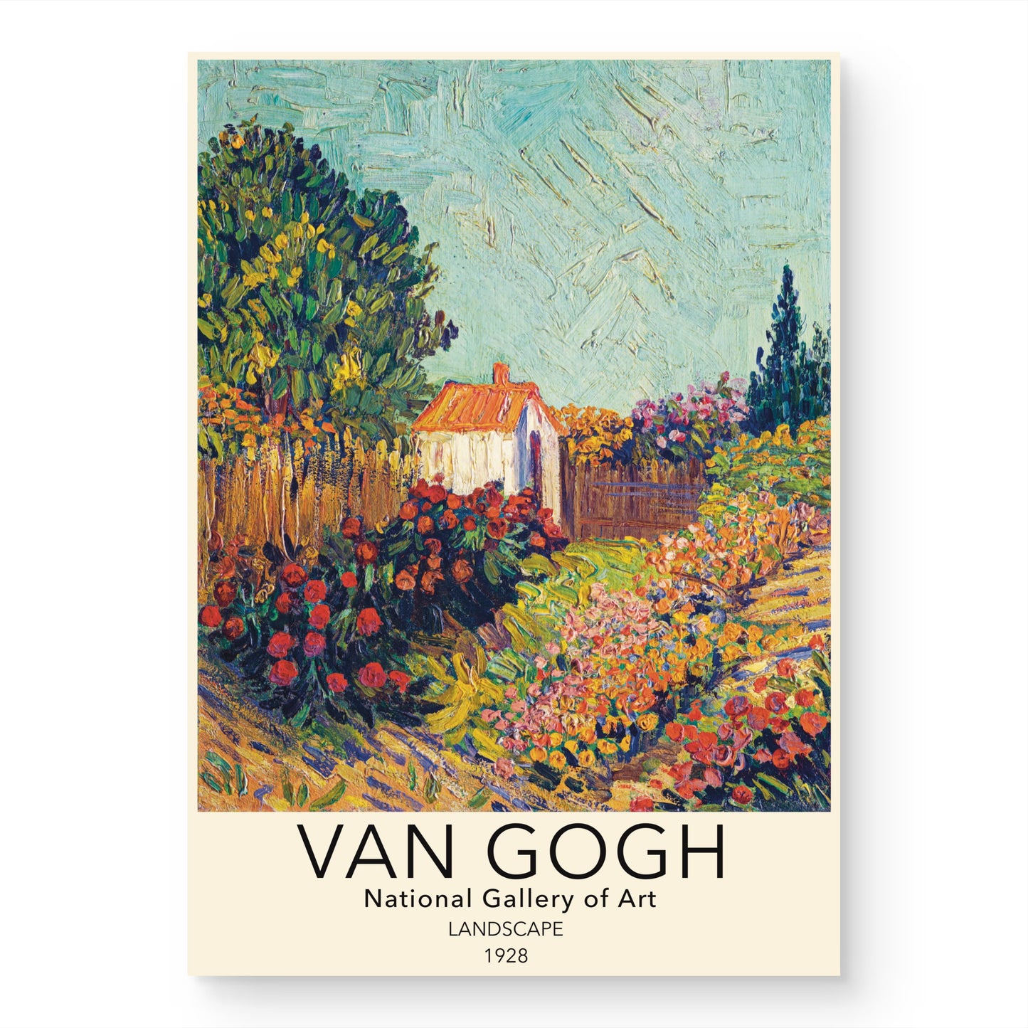 Van Gogh Village Canvas Painting