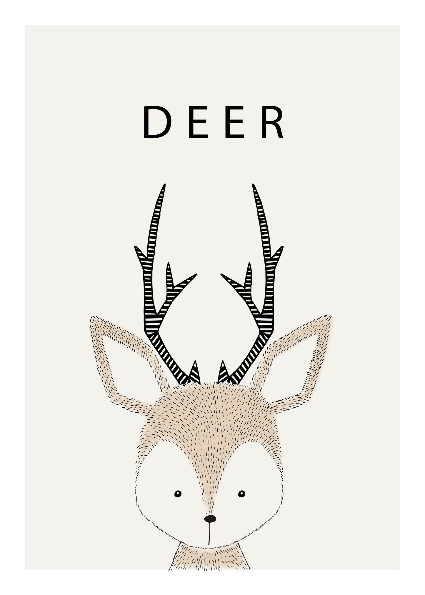 Gentle Deer Canvas Painting