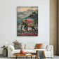 Elephant Walk Canvas Painting
