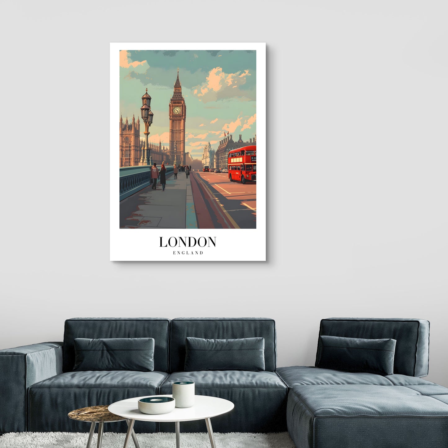 London Fog Canvas Painting