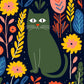 Midnight Jungle Canvas Painting