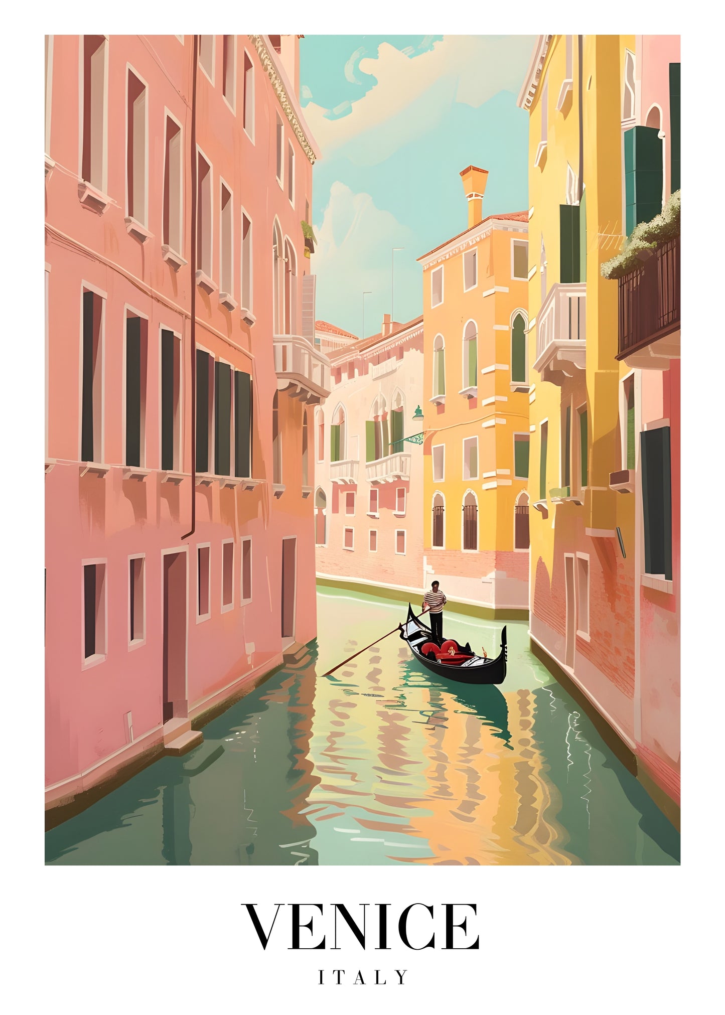 Venice Lane Canvas Painting