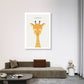 Dreamy Giraffe Canvas Painting