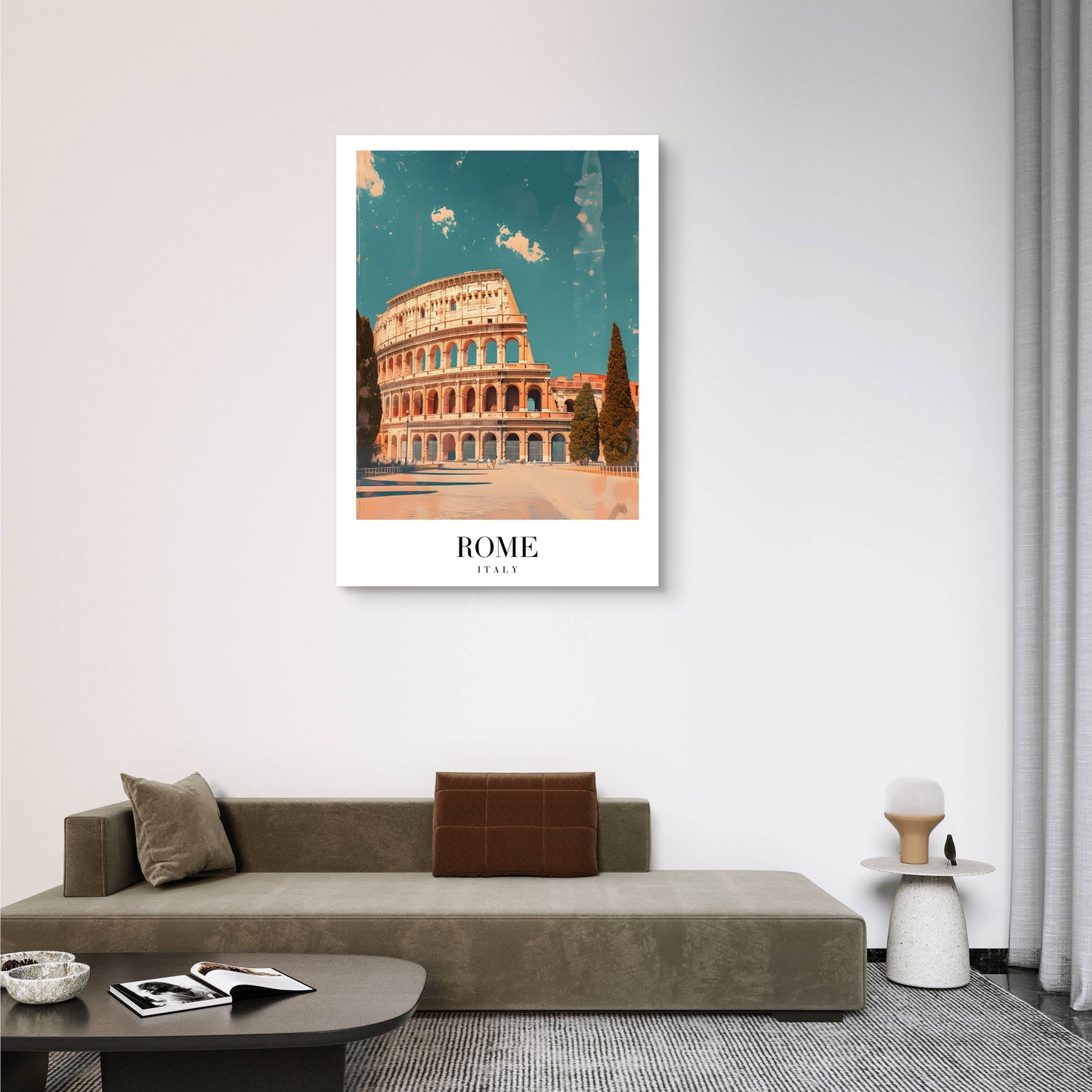 Roman Glow Canvas Painting
