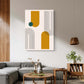 Golden Forms Canvas Painting