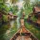 Forest Path Canvas Painting