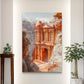 Petra, Jordan Canvas Painting