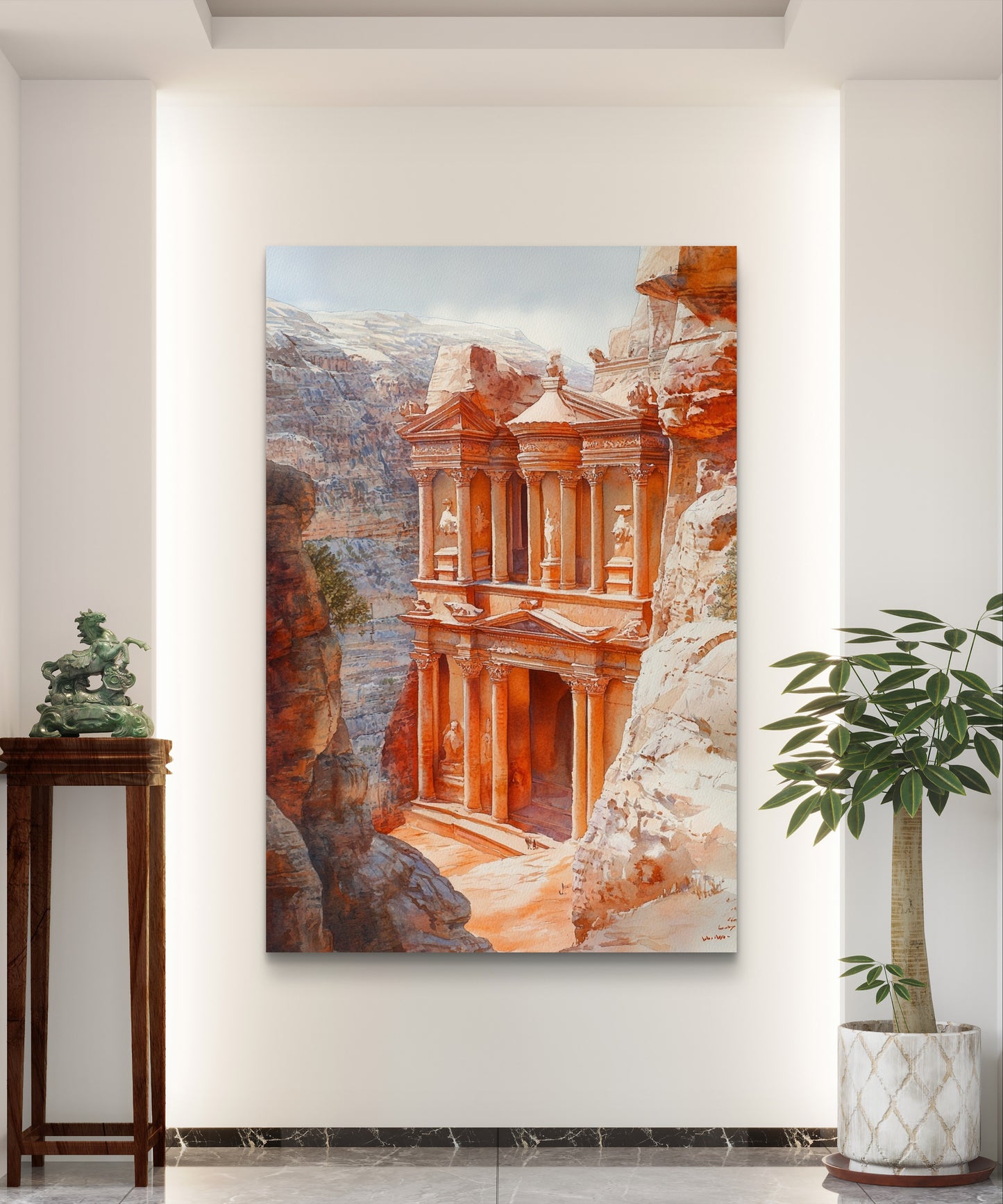 Petra, Jordan Canvas Painting