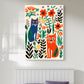 Tiger Bloom Canvas Painting