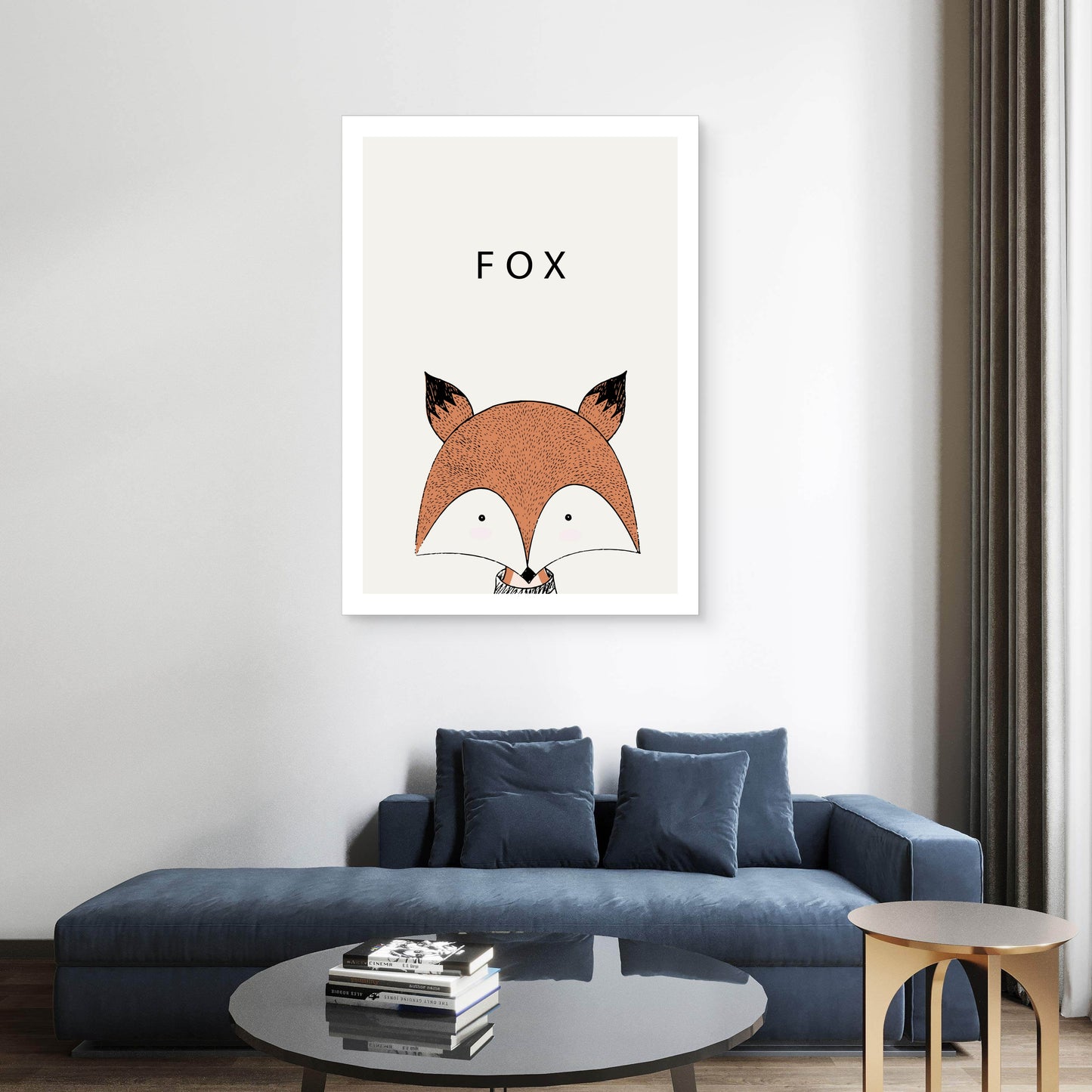 Little Fox Canvas Painting