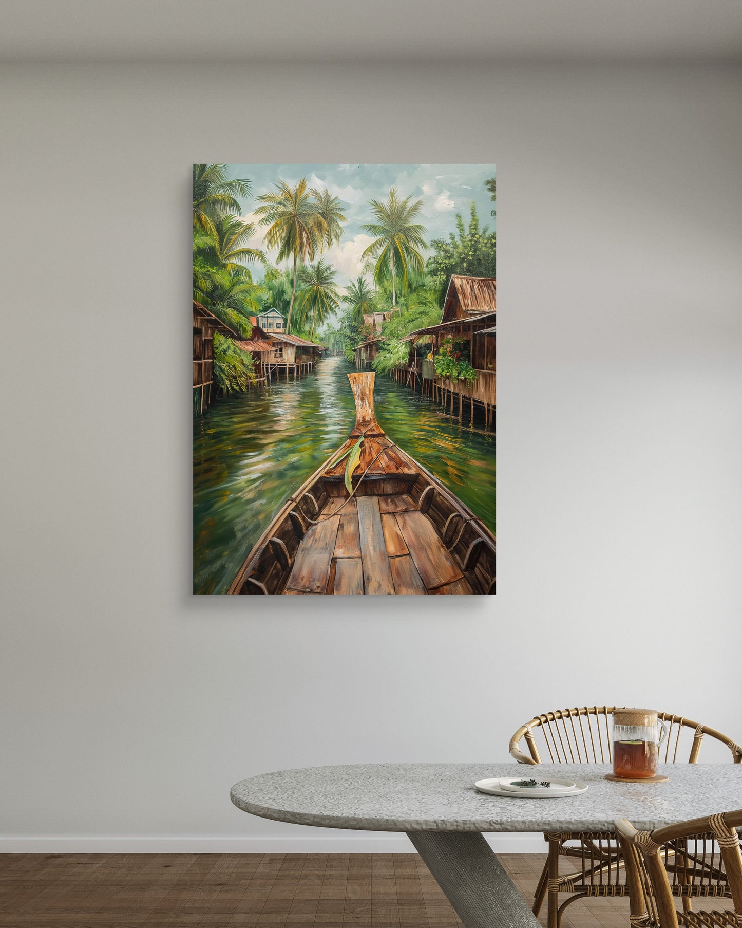 Forest Path Canvas Painting