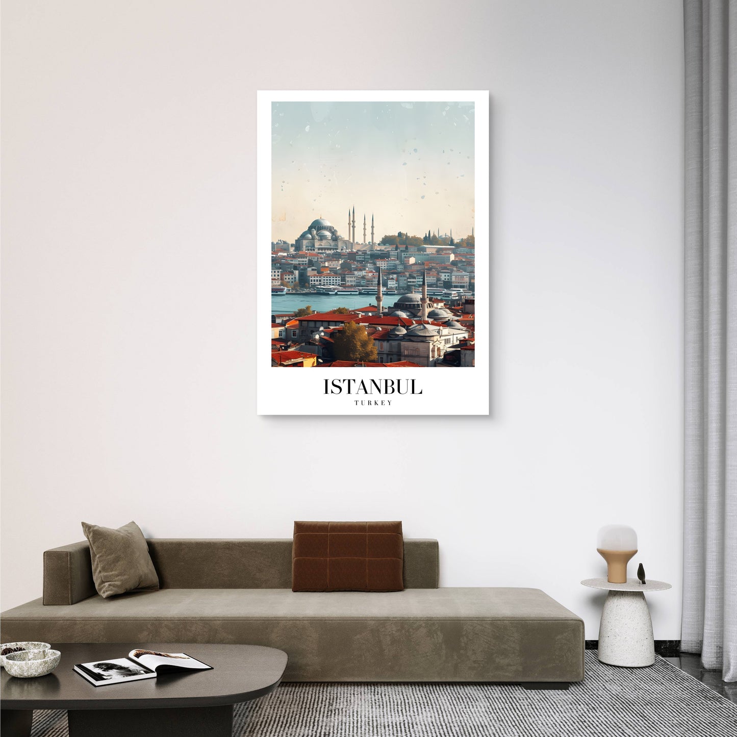 Istanbul Haze Canvas Painting