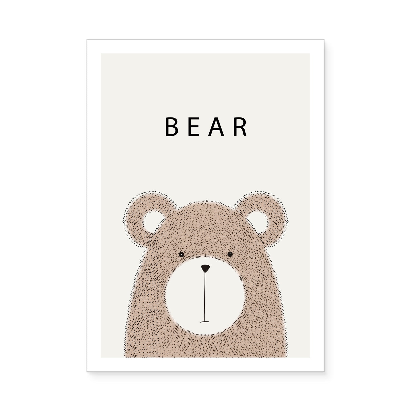 Tiny Bear Canvas Painting