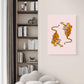 Golden Tigers Canvas Painting