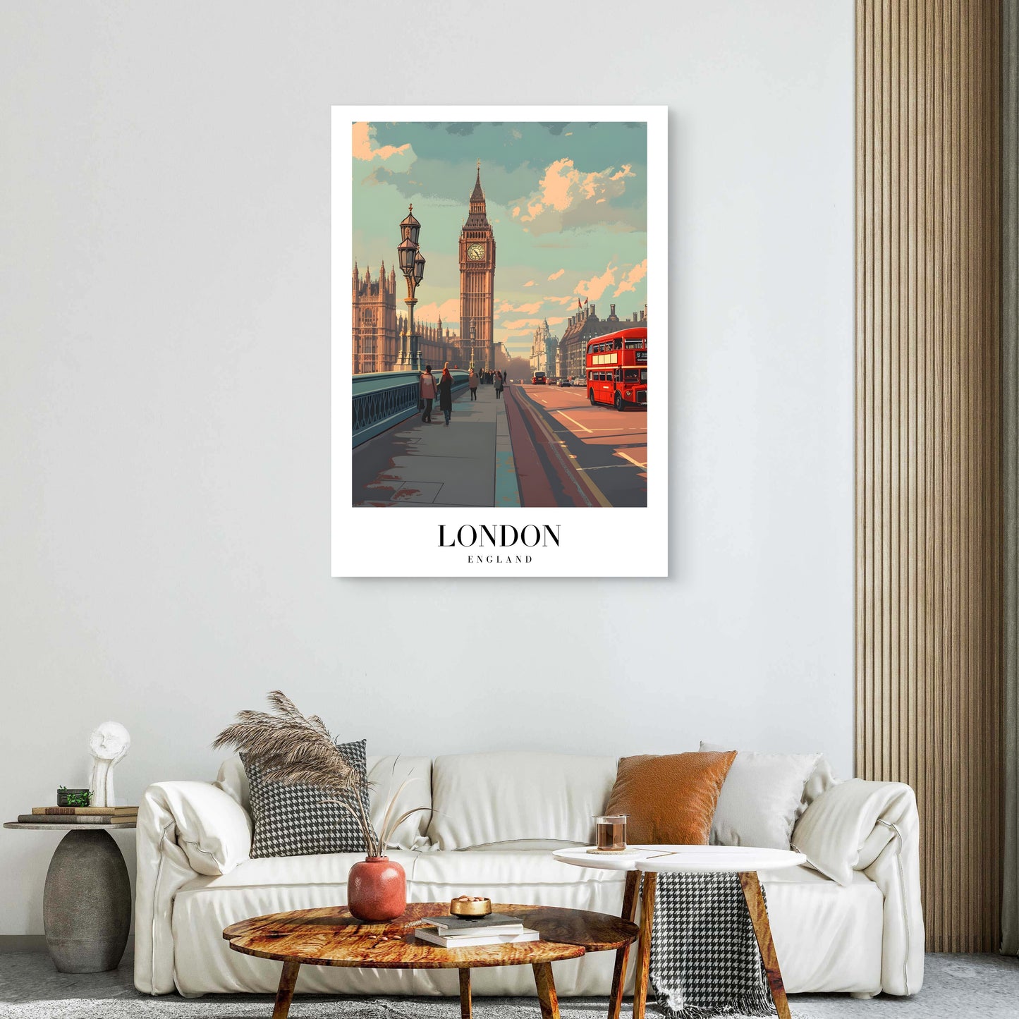 London Fog Canvas Painting