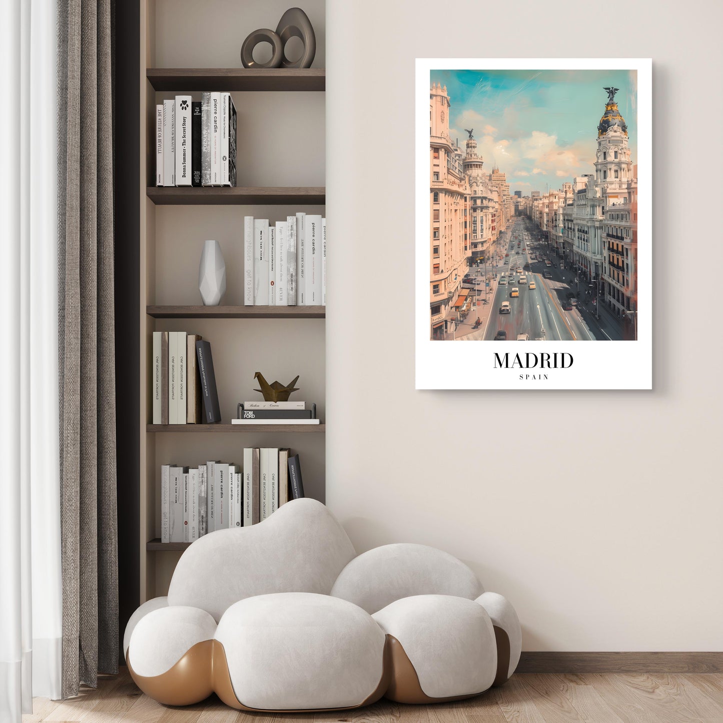 Madrid Morning Canvas Painting