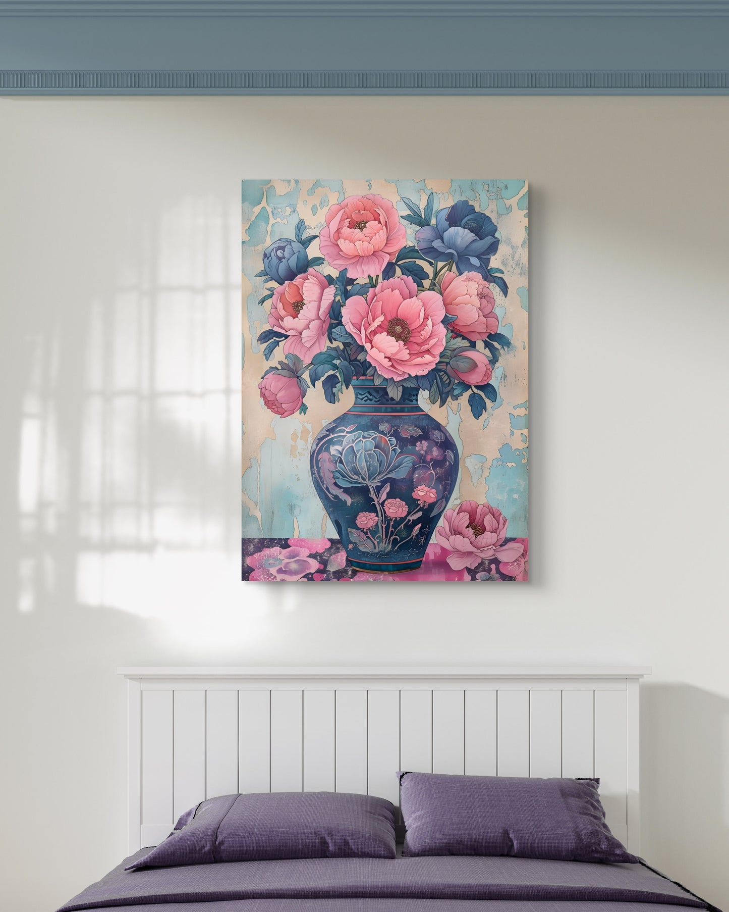 Vintage Roses Canvas Painting