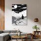 Moon Lake Canvas Painting
