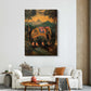 Forest Elephant Canvas Painting