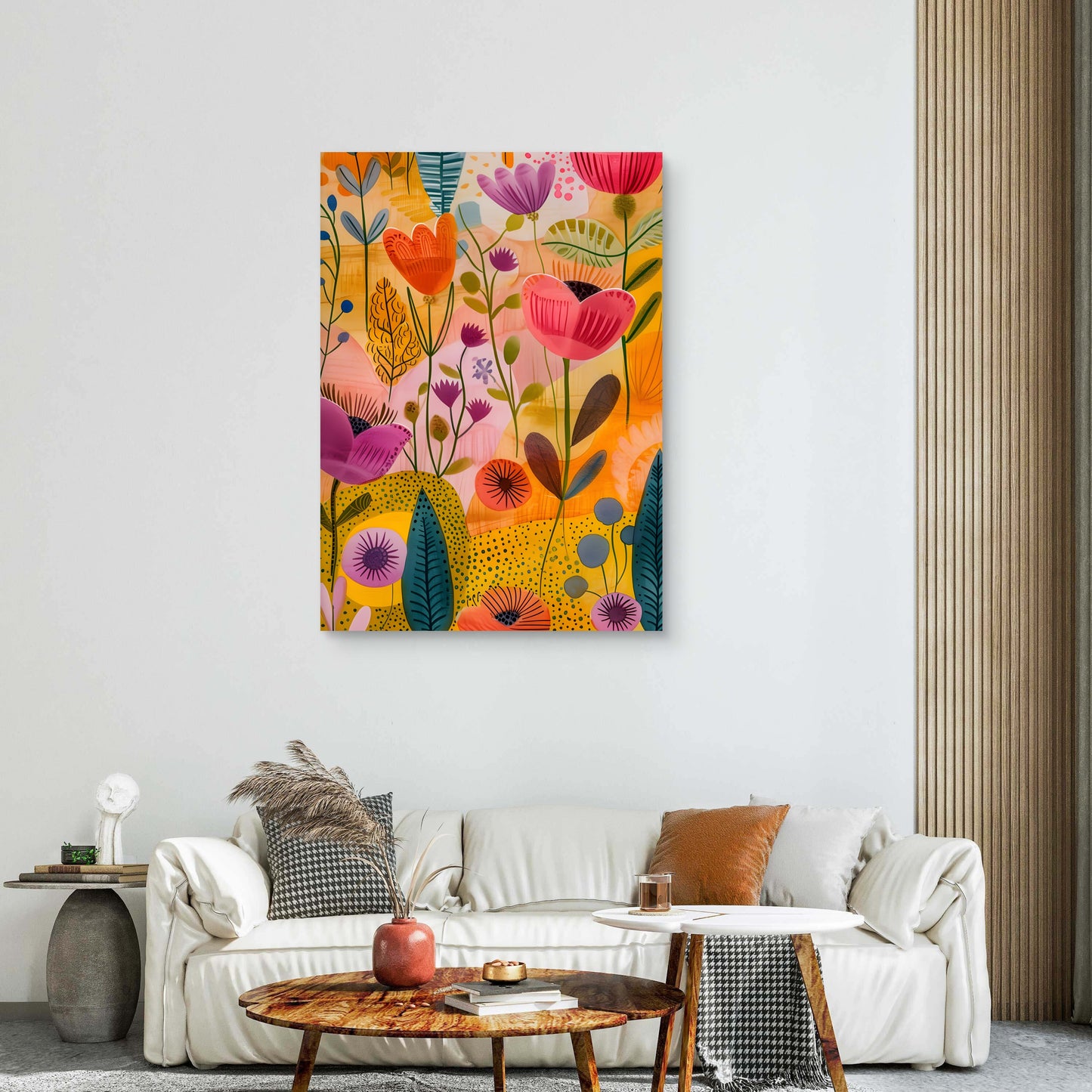 Floral Joy Canvas Painting