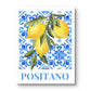 Lemon Tiles Canvas Painting