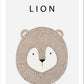 Soft Lion Canvas Painting