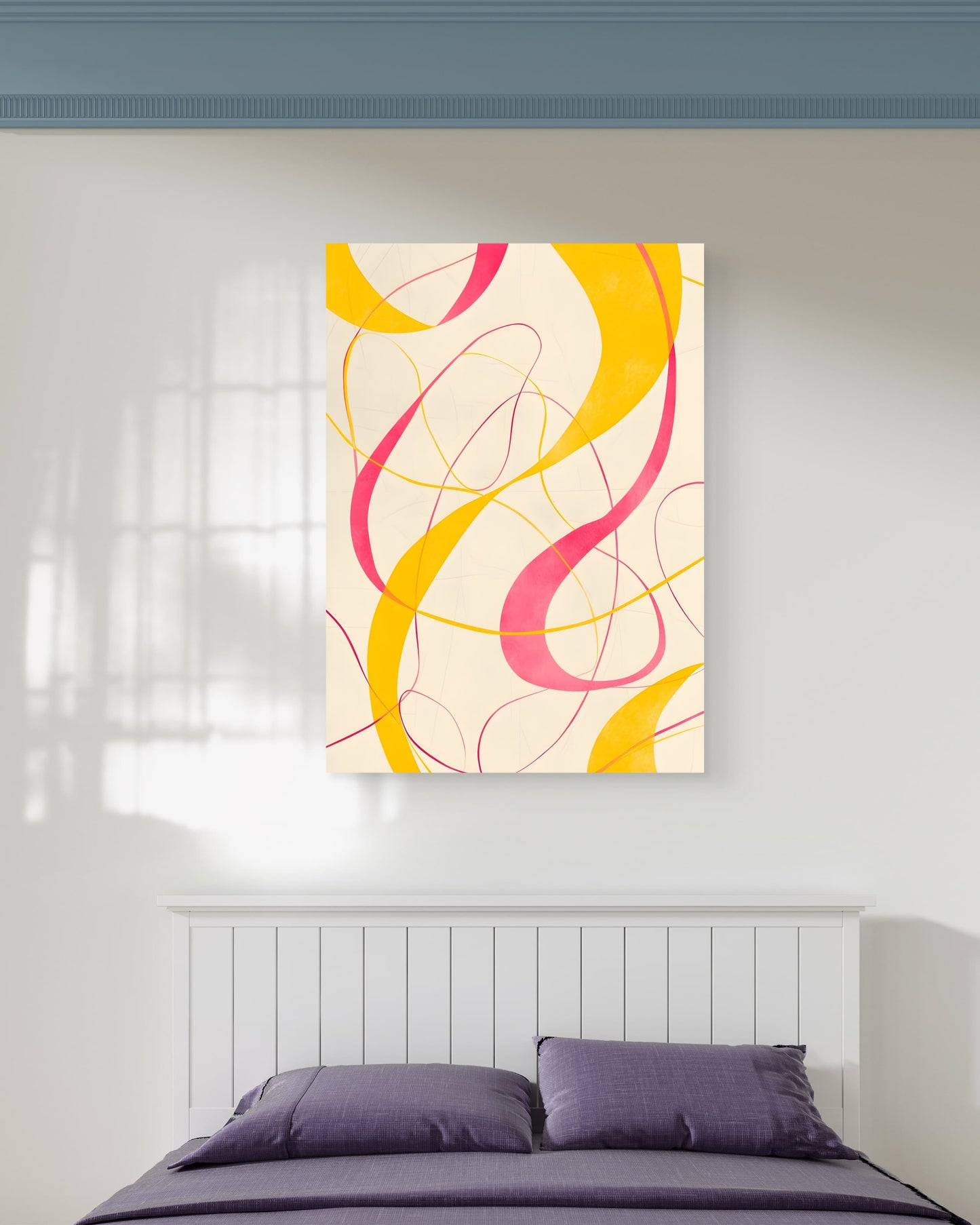 Soft Swirls Canvas Painting