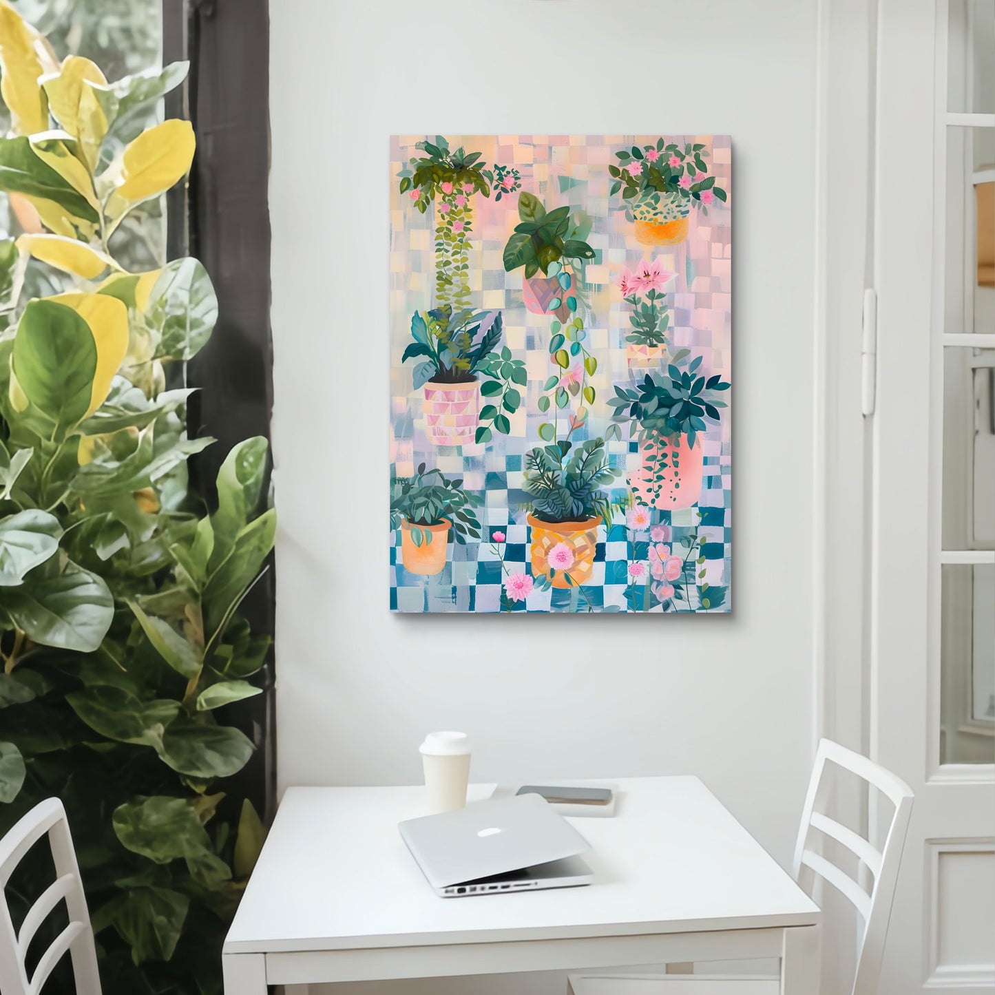 Secret Patio Canvas Painting