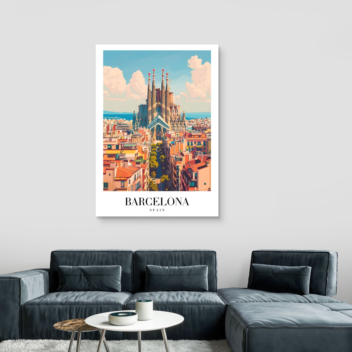 Barcelona Breeze Canvas Painting