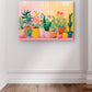 Plant Shelf Canvas Painting