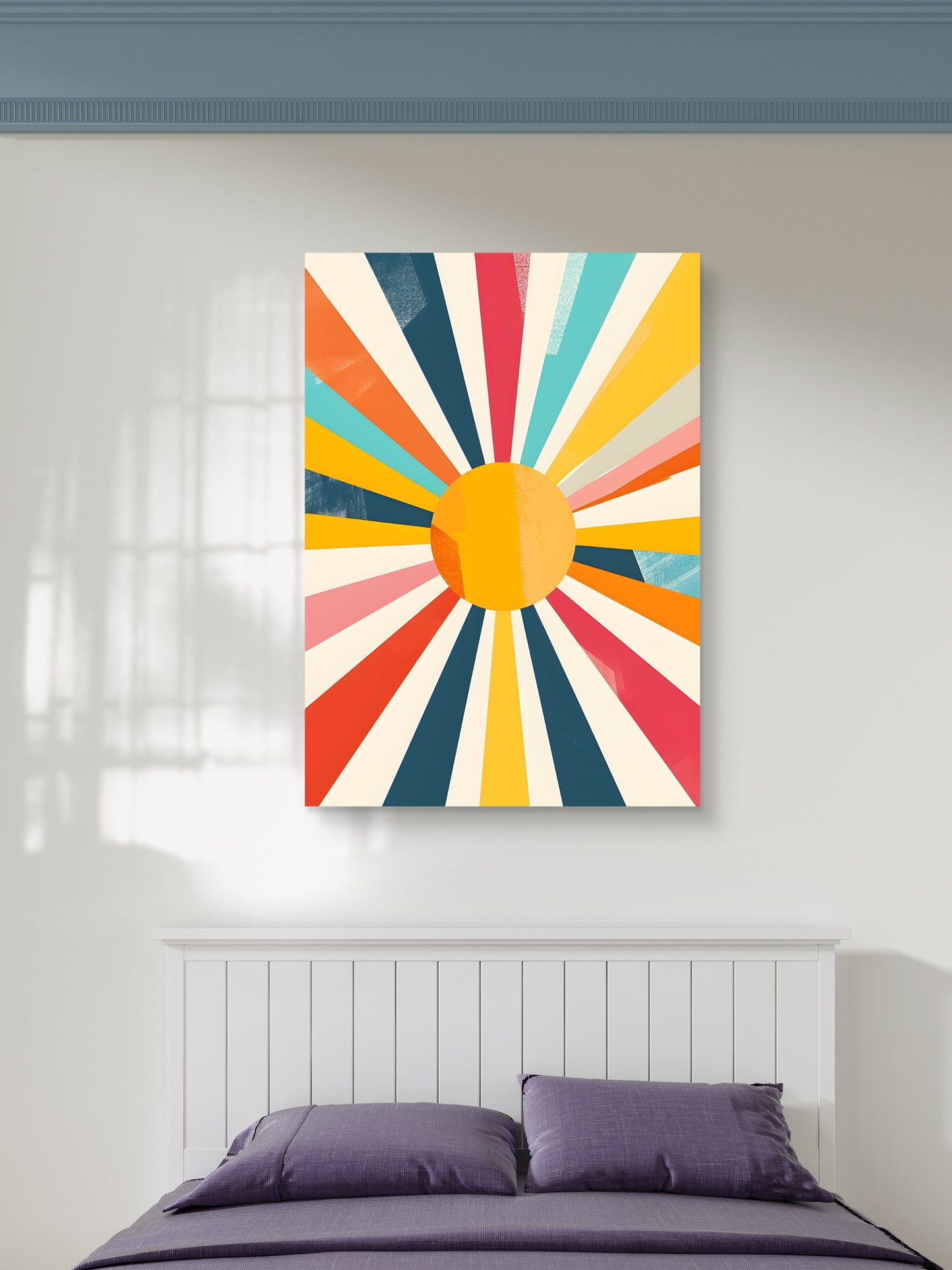 Sunburst Joy Canvas Painting