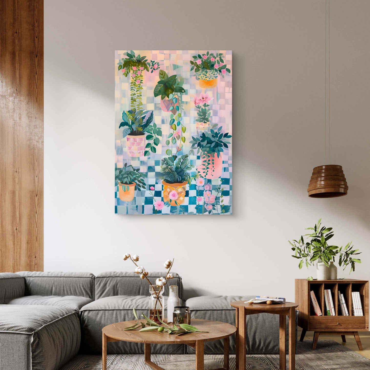 Secret Patio Canvas Painting