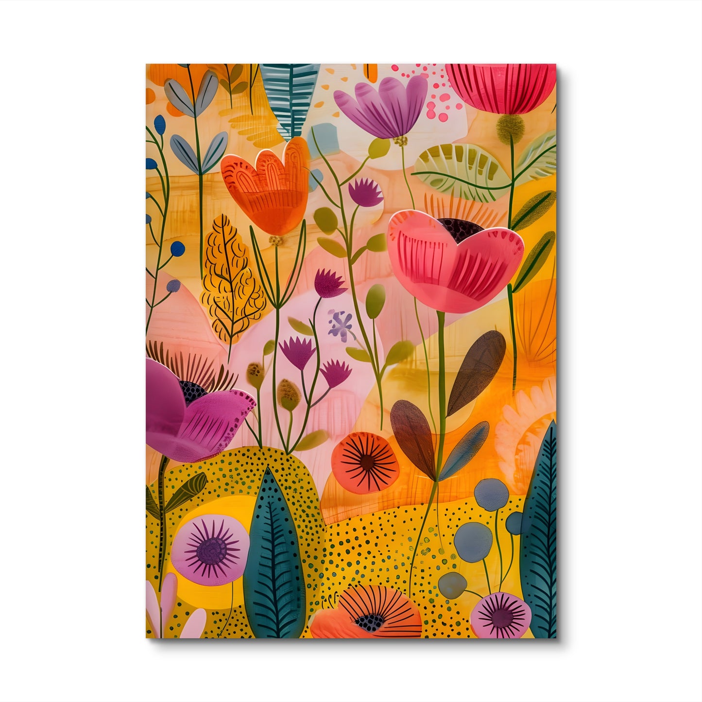 Floral Joy Canvas Painting
