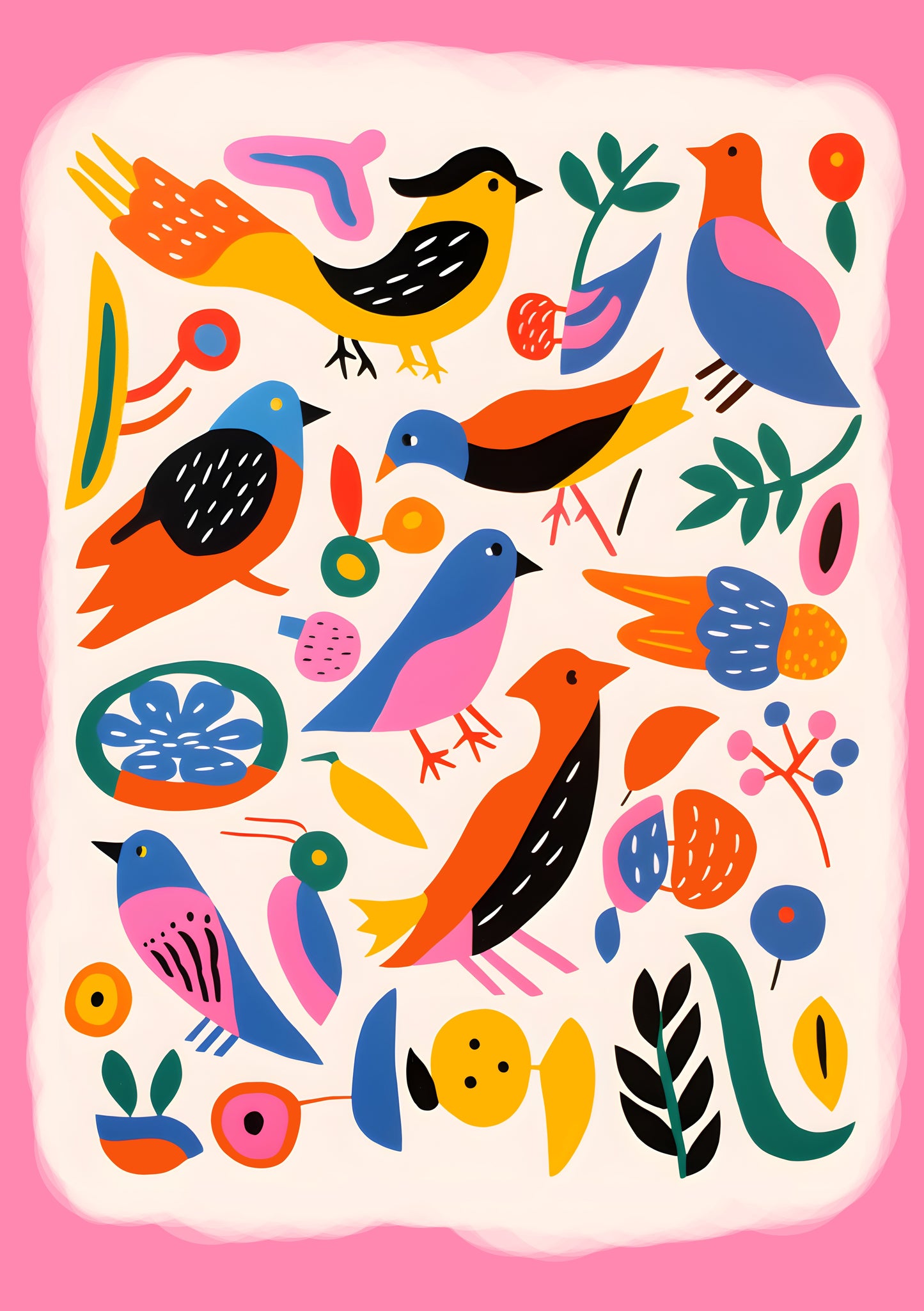 Jungle Party Canvas Painting