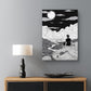 Moon Lake Canvas Painting