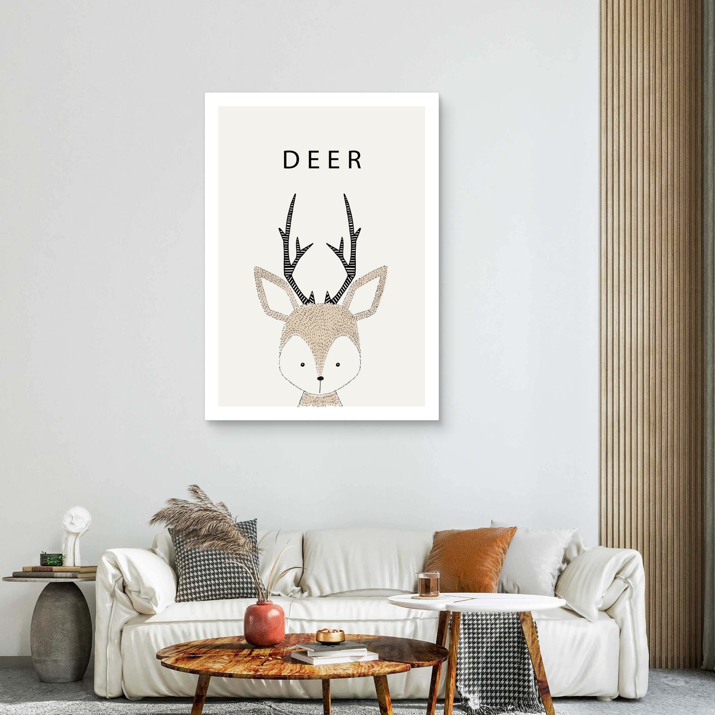 Gentle Deer Canvas Painting