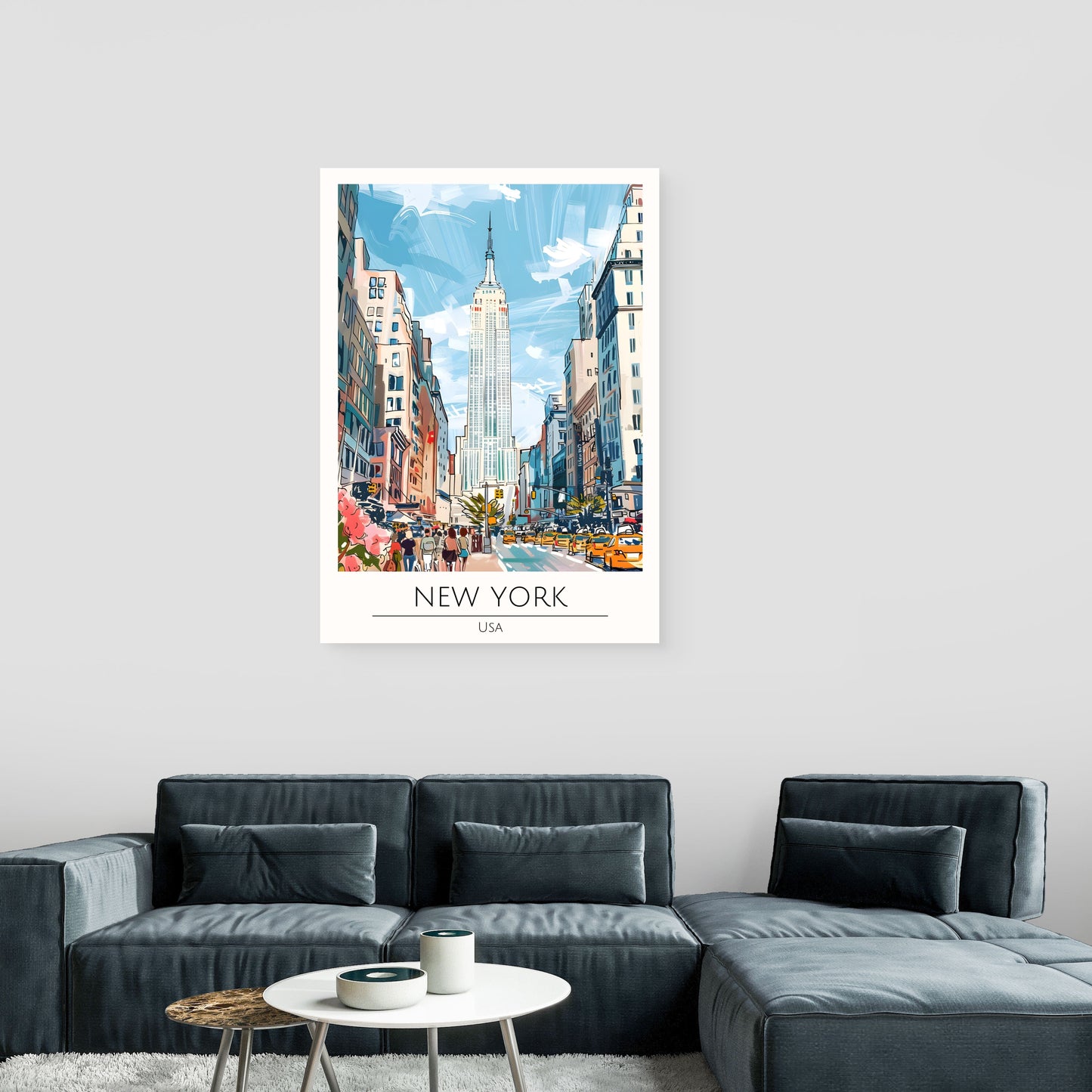 New York Mist Canvas Painting